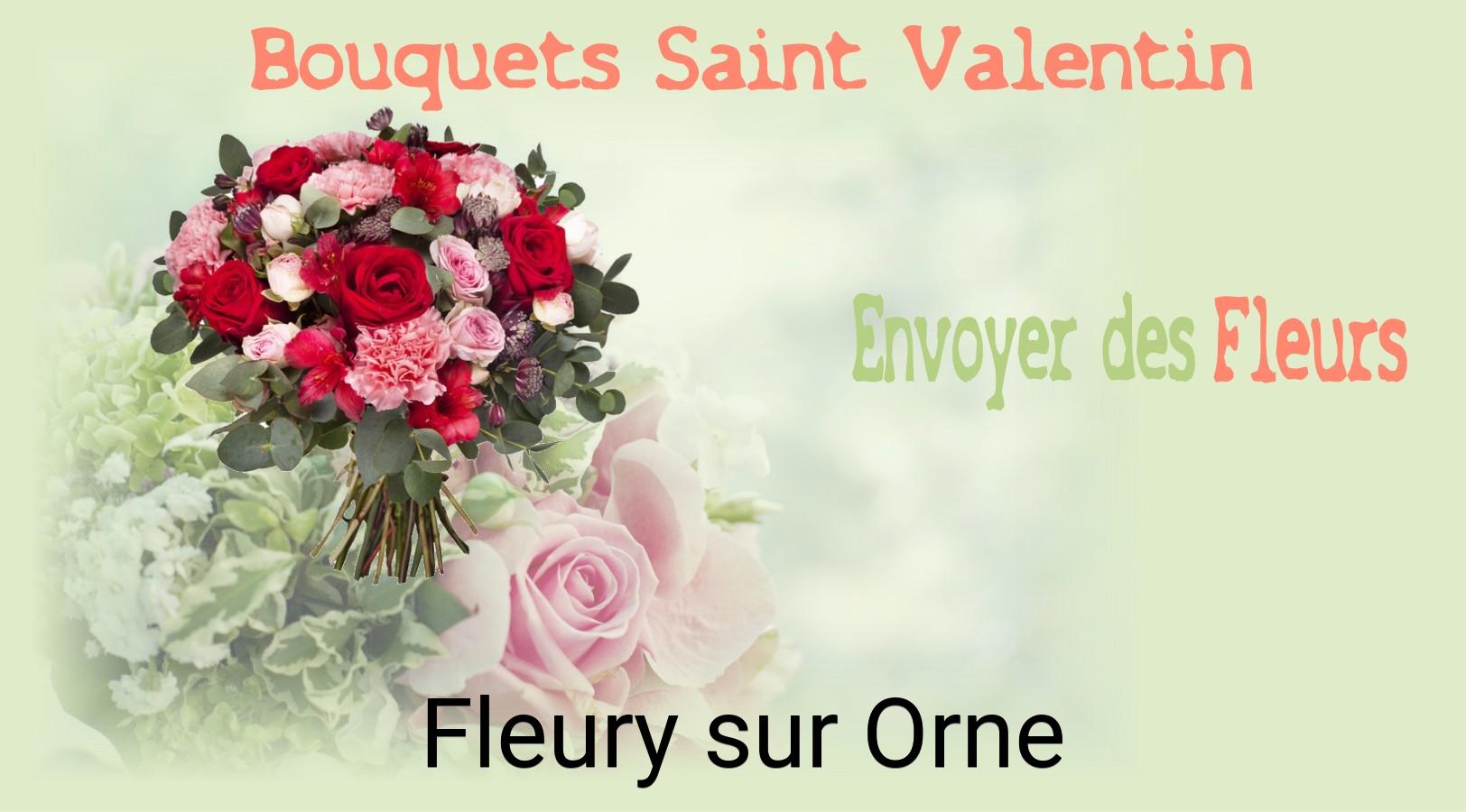 Roses de Saint-Valentin livrées à Fleury-sur-Orne